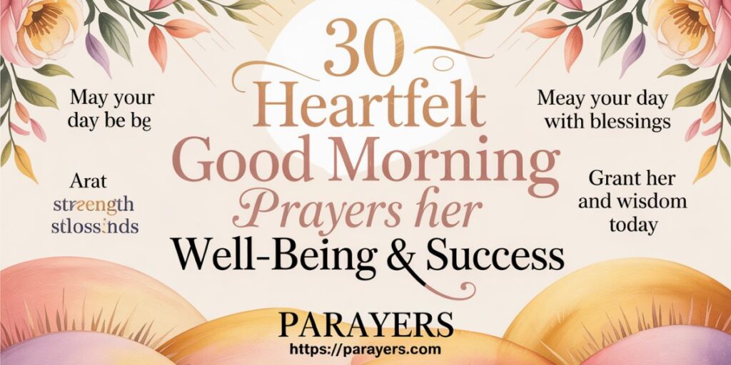 30 Heartfelt Good Morning Prayers for Her Well-being & Success