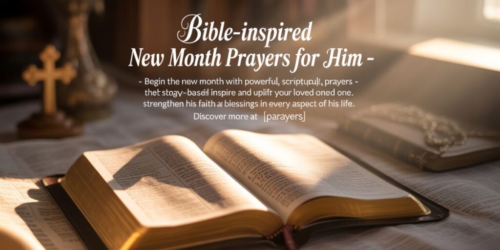 Bible-Inspired New Month Prayers for Him