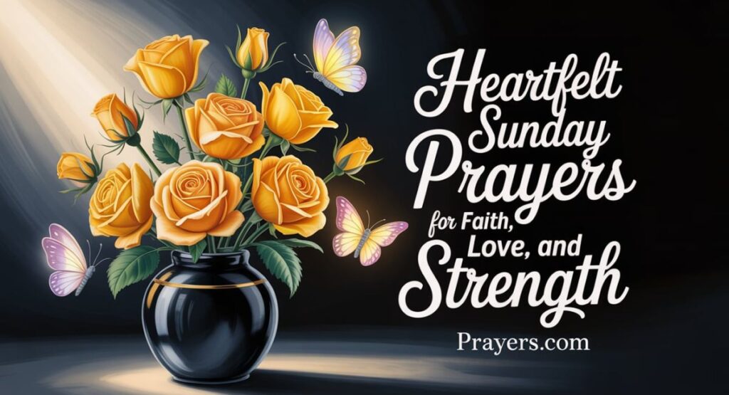 Heartfelt Sunday Prayers for Faith, Love, and Strength