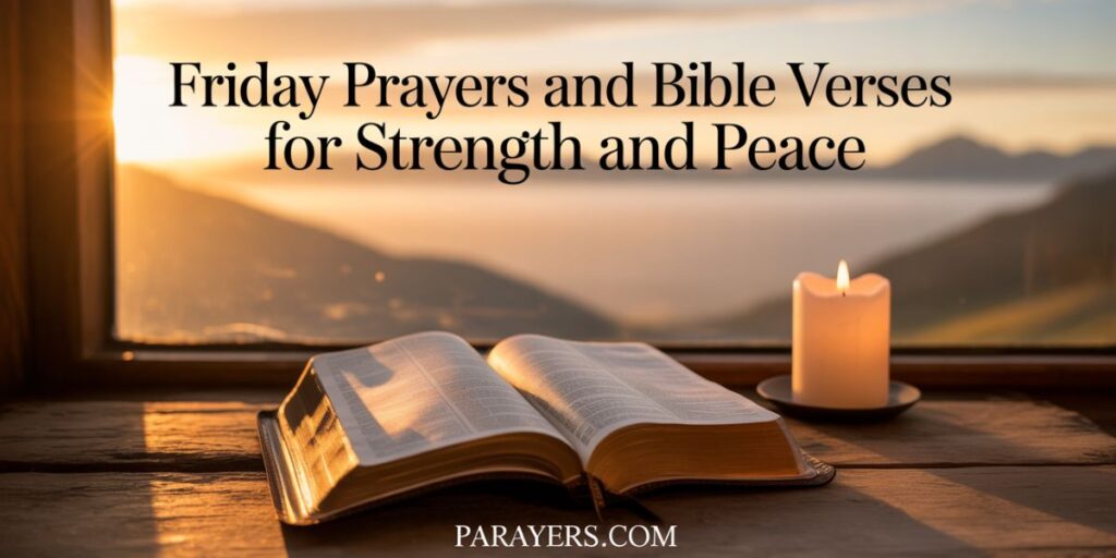 Friday Prayers and Bible Verses for Strength and Peace