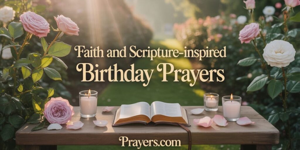 Faith and Scripture-Inspired Birthday Prayers