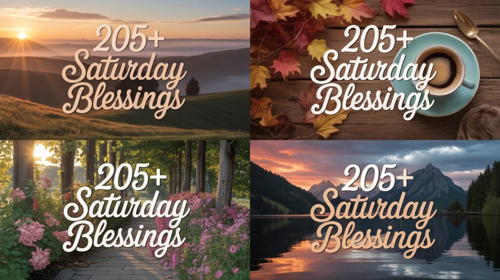 Saturday Blessings