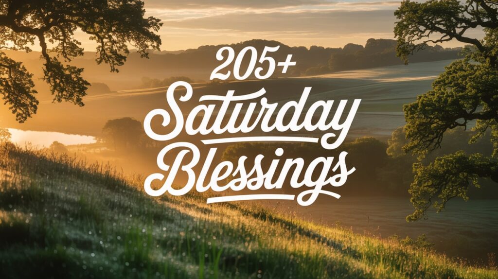 saturday Blessings