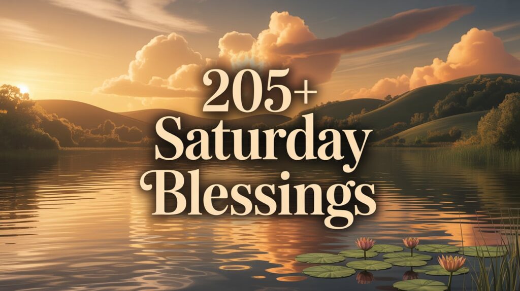 Saturday Blessings