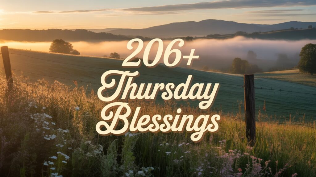 Thursday Blessings