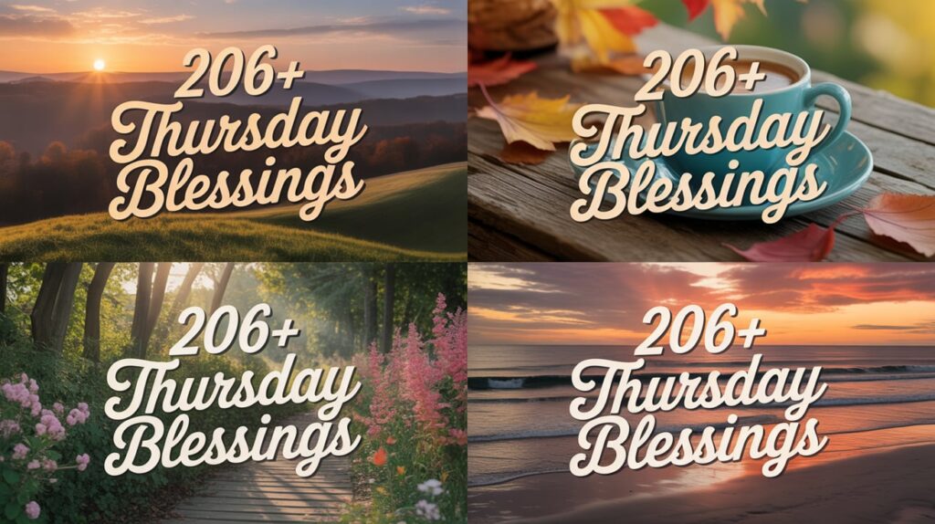 Thursday Blessings