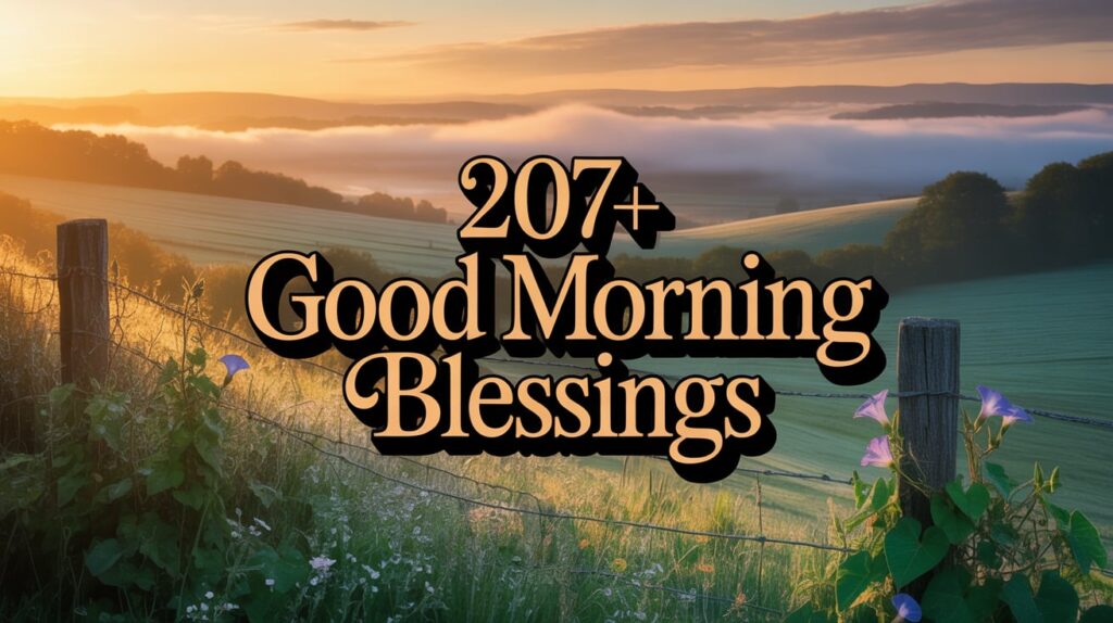 Good Morning Blessings