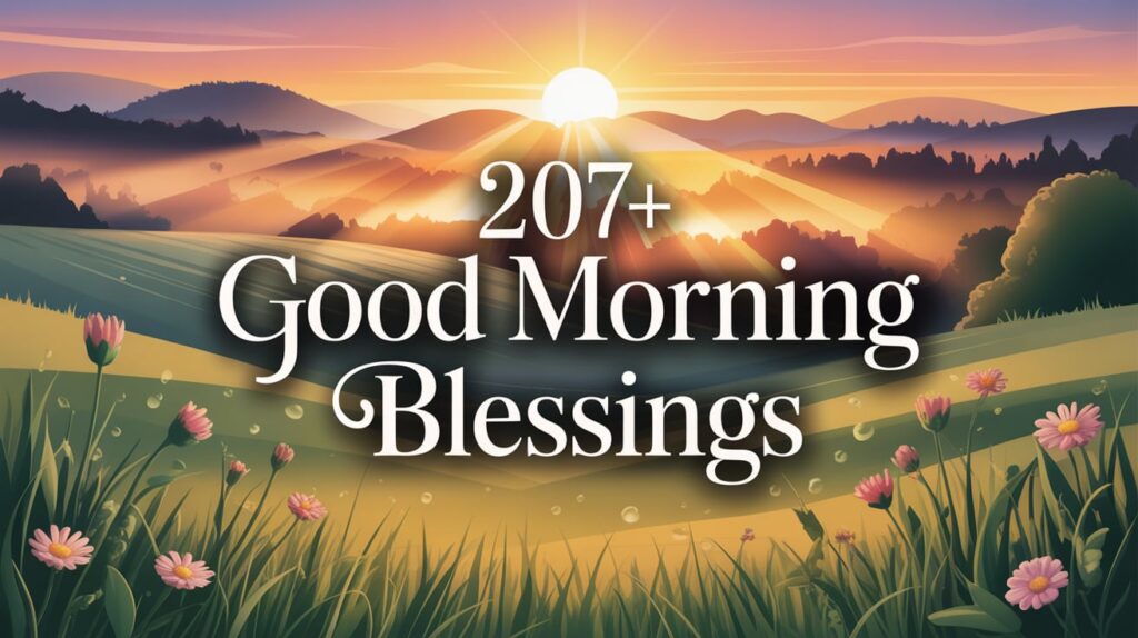 Good Morning Blessings