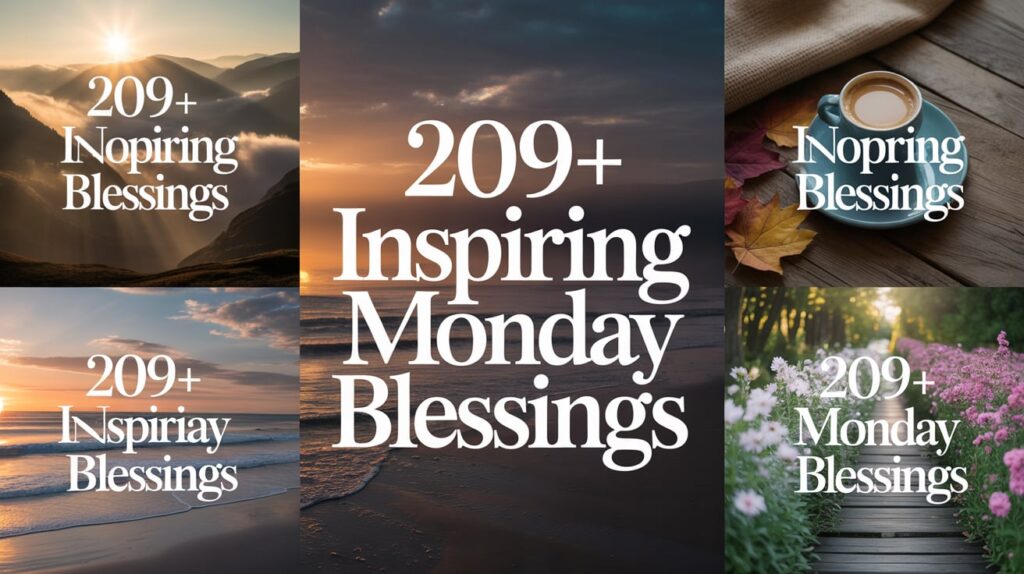  Inspiring Monday Blessings