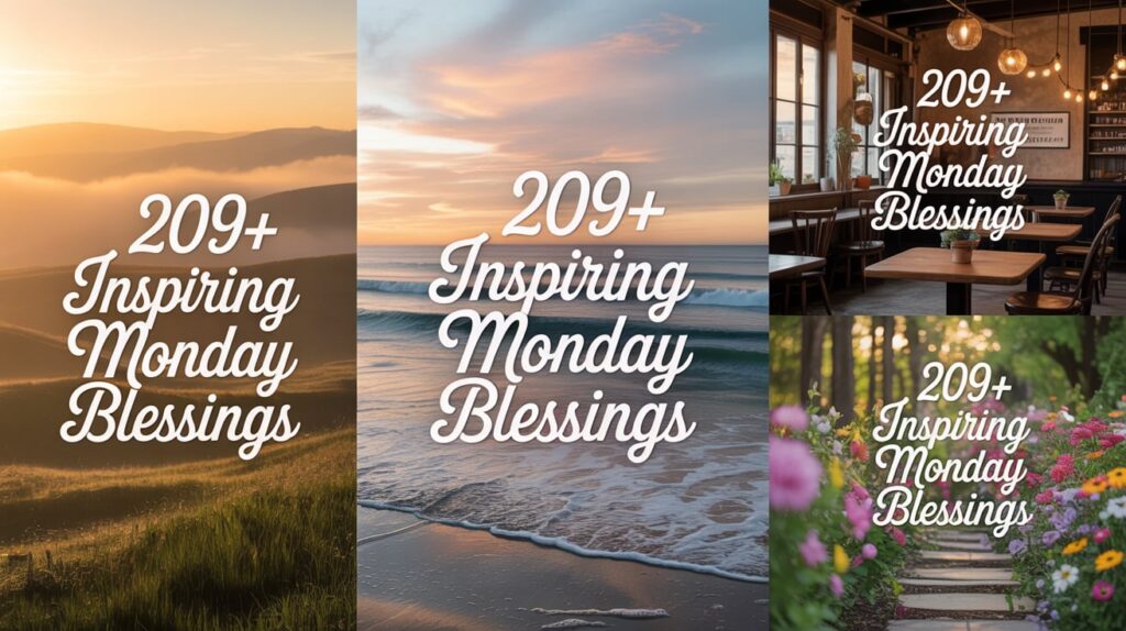  Inspiring Monday Blessings