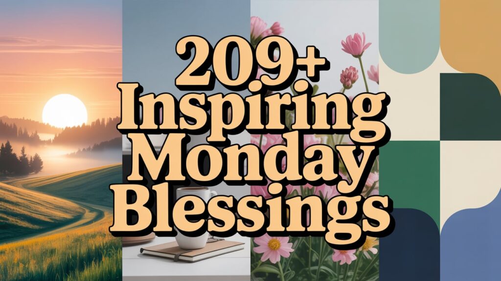  Inspiring Monday Blessings