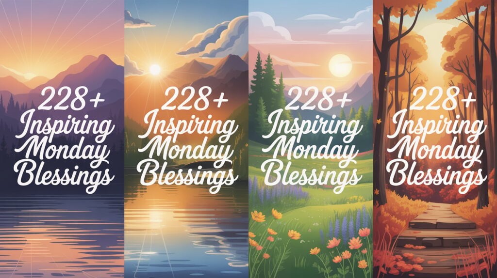 Inspiring Monday Blessings
