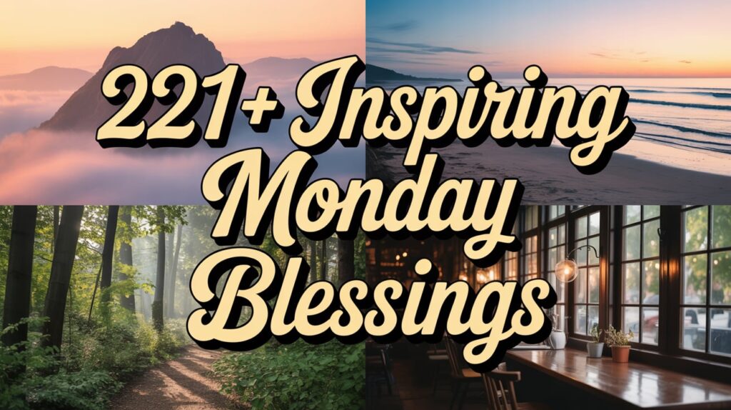 Inspiring Monday Blessings Images