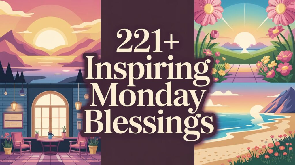 Inspiring Monday Blessings Images