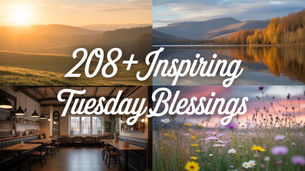 Inspiring Tuesday Blessings