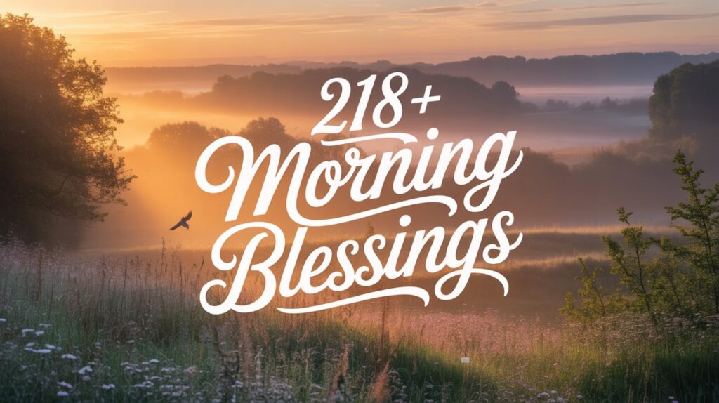 Morning Blessings