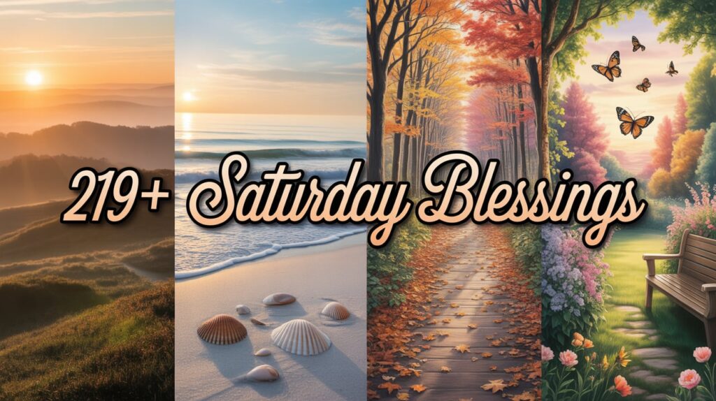 Saturday Blessings