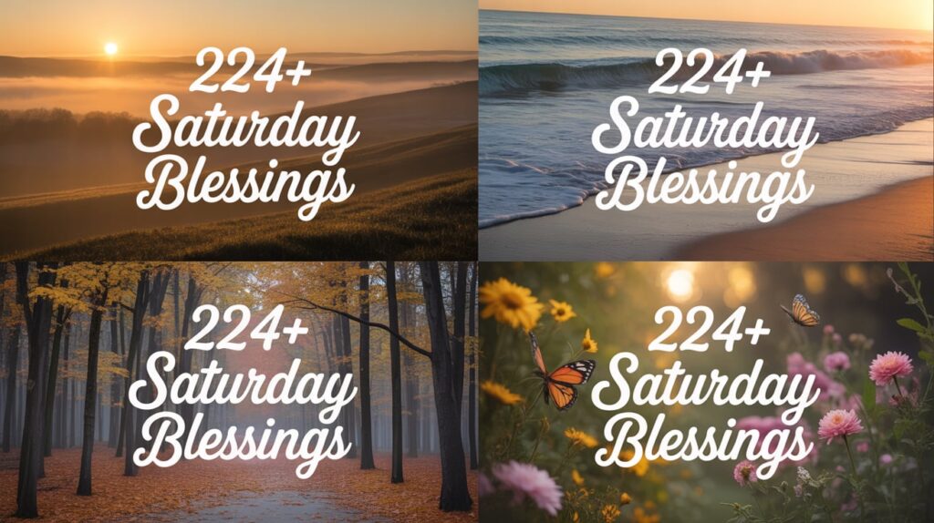 Saturday Blessings