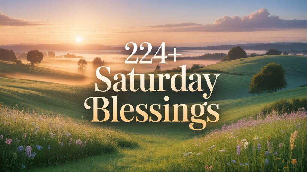 Saturday Blessings
