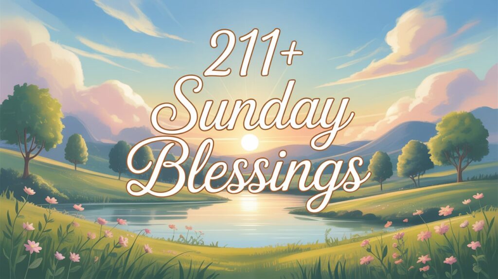 Sunday Blessings