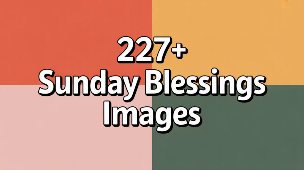 Sunday Blessings Images