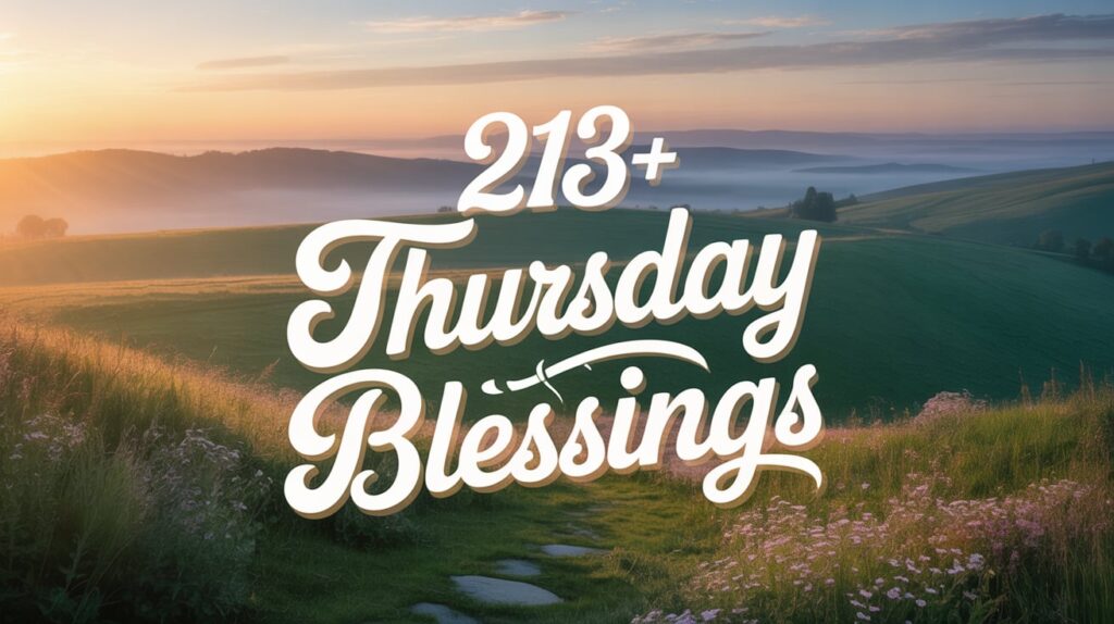 Thursday Blessings
