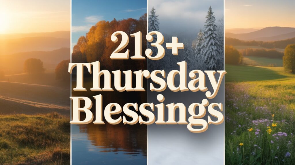 Thursday Blessings