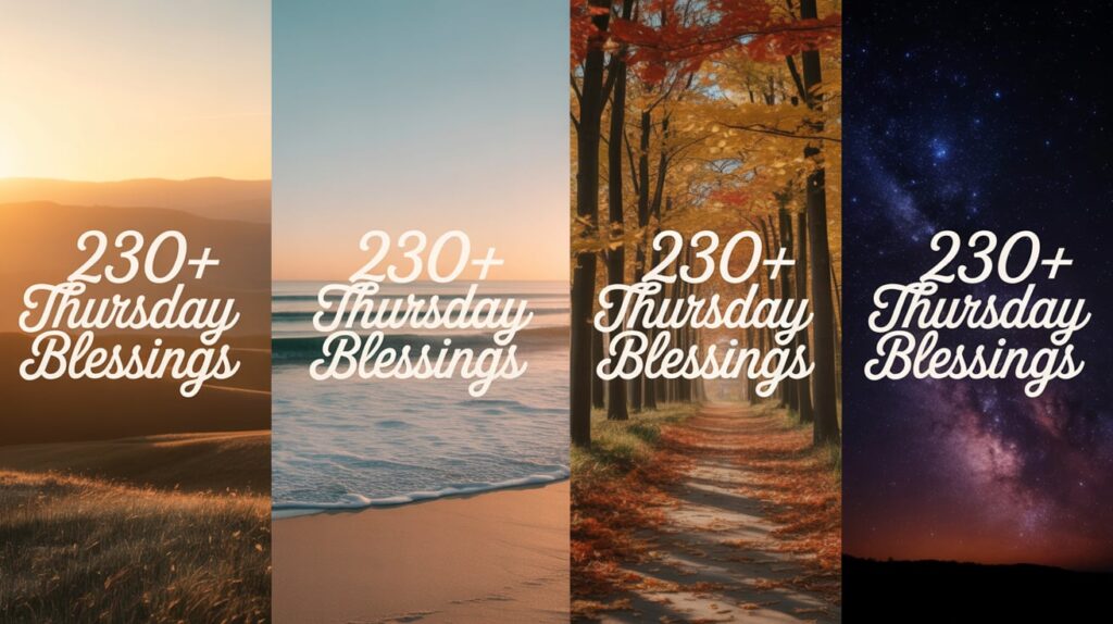 Thursday Blessings