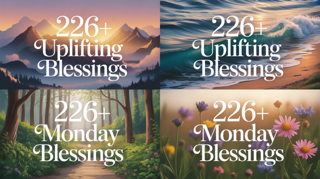 Uplifting Monday Blessings