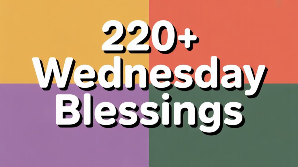 Wednesday Blessings