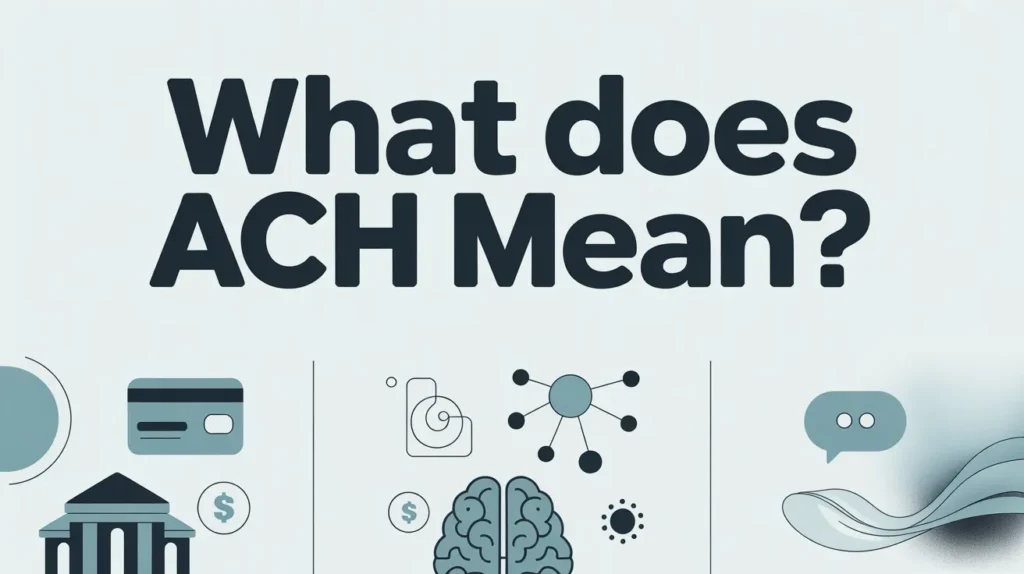 ach payment meaning