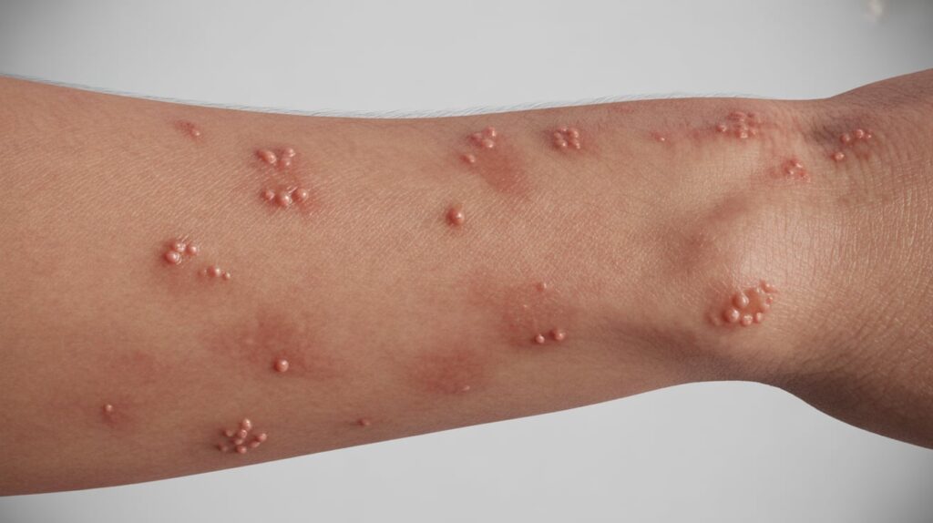 early stage poison ivy rash stages