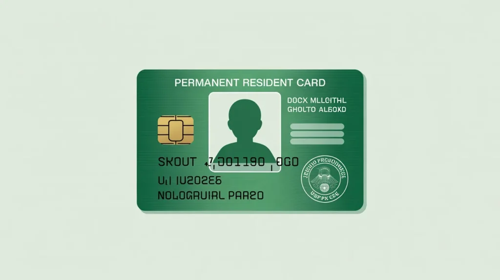 sample green card