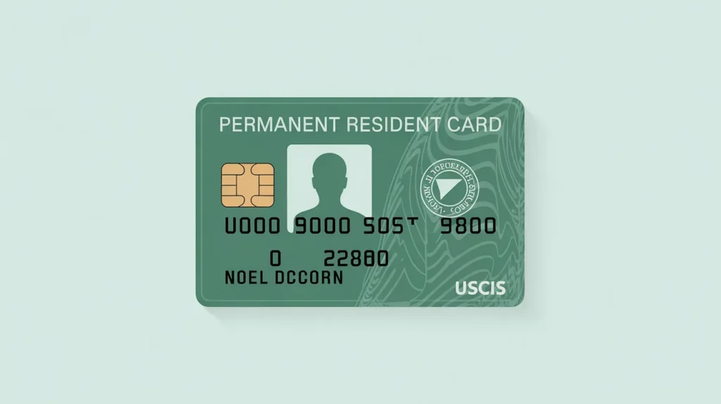 what does a green card look like
