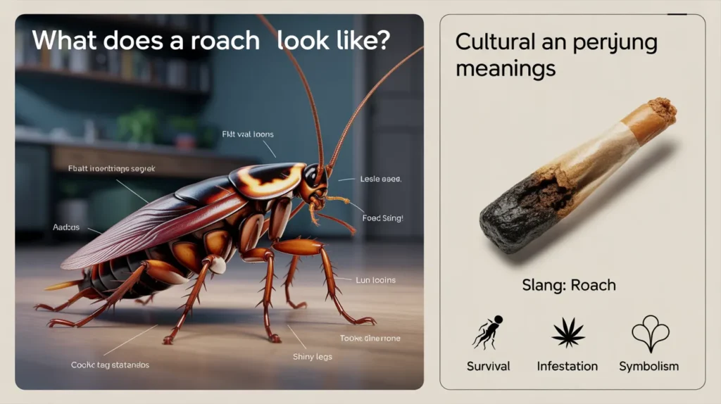 what does a roach look like