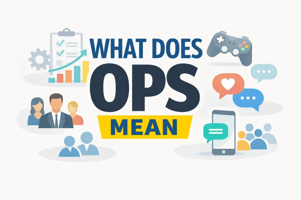 What Does OPS Mean