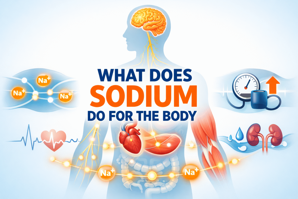 WHAT DOES SODIUM DO FOR THE BODY