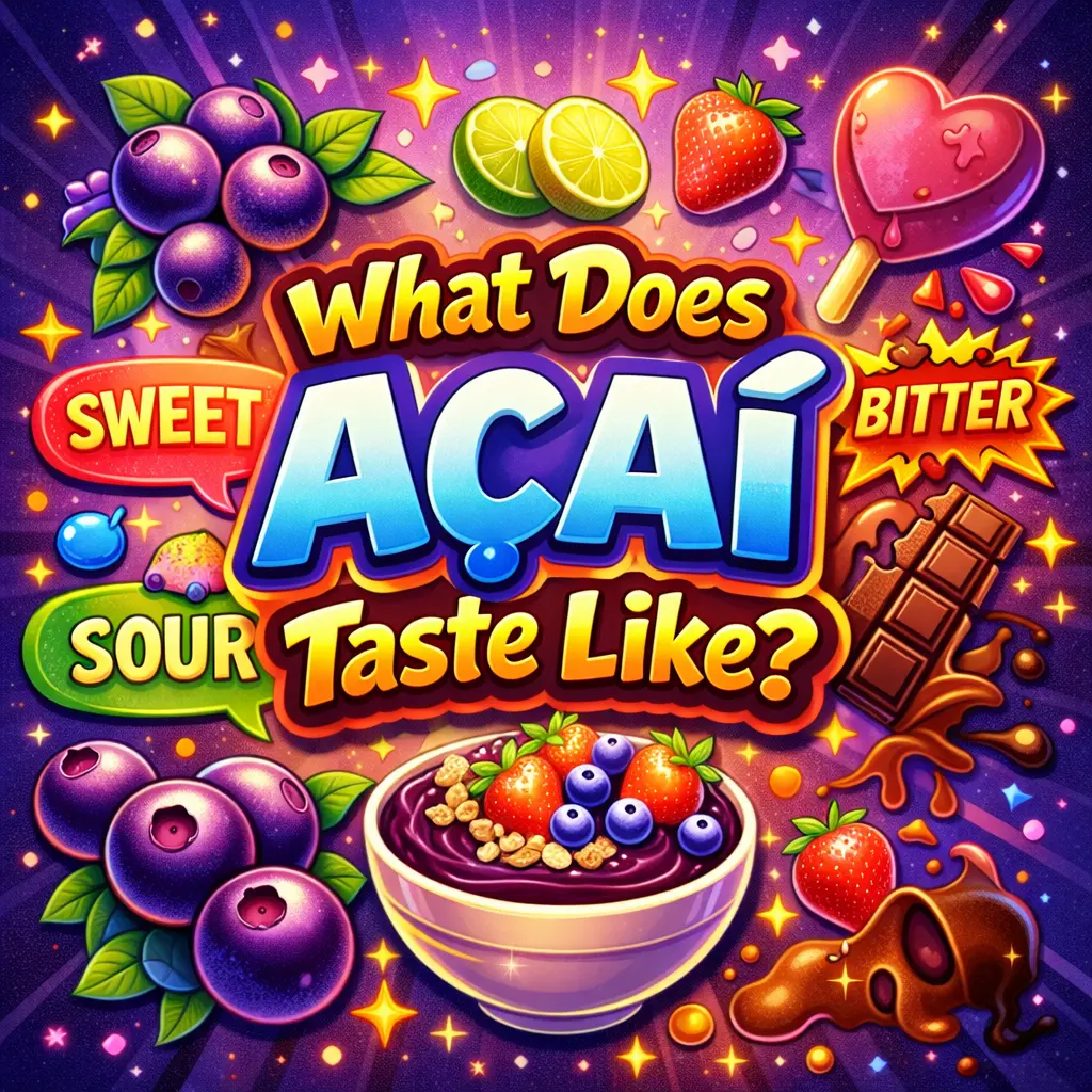 What Does Acai Taste Like in Text