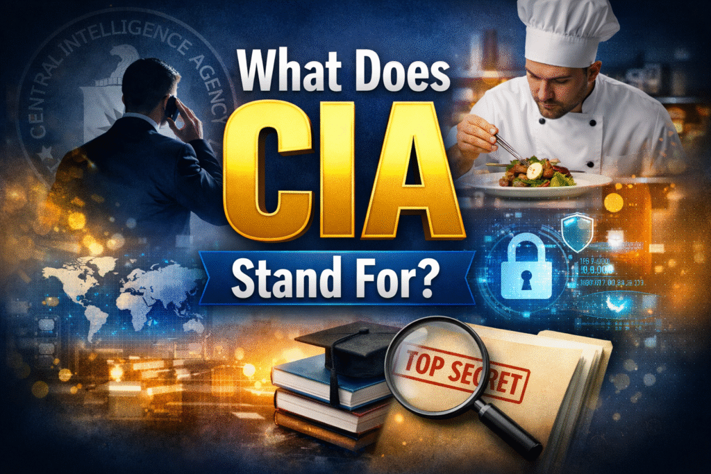 What Does CIA Stand For