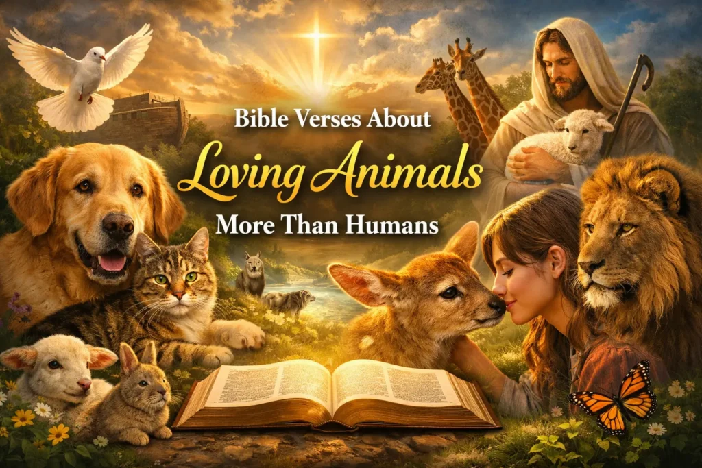 Bible Verses About Loving Animals More Than Humans