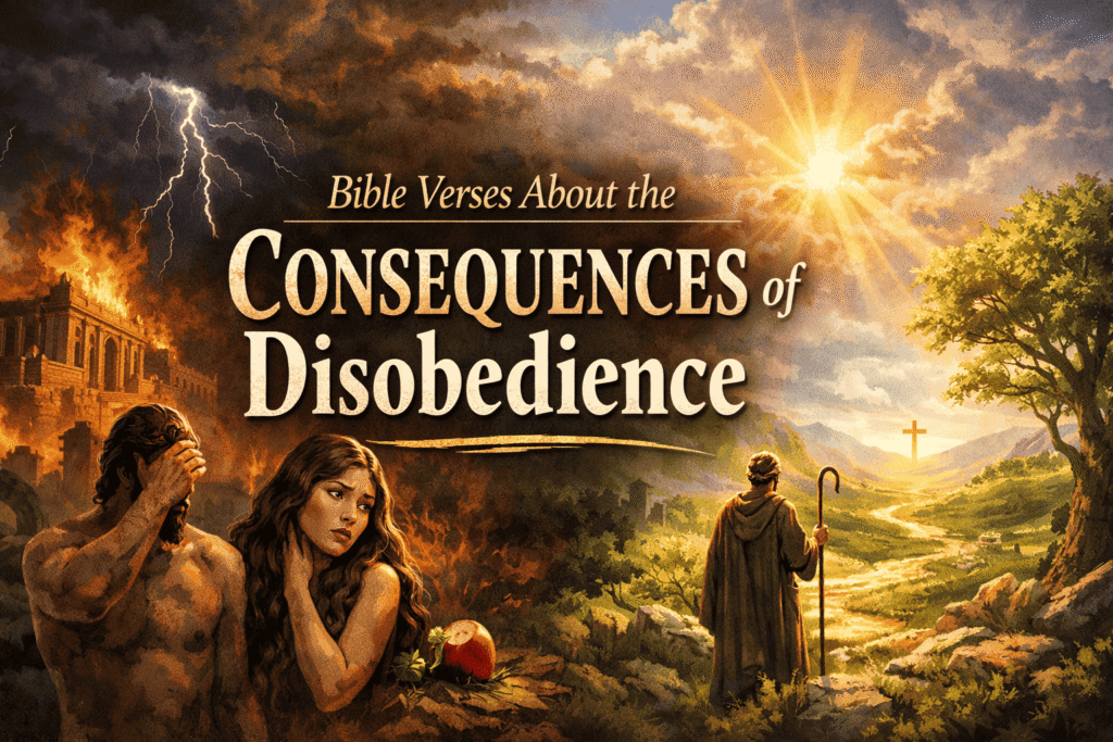 Bible Verses About the Consequences of Disobedience