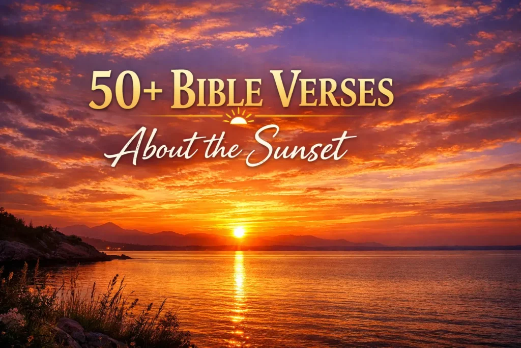 Bible Verses About the Sunset