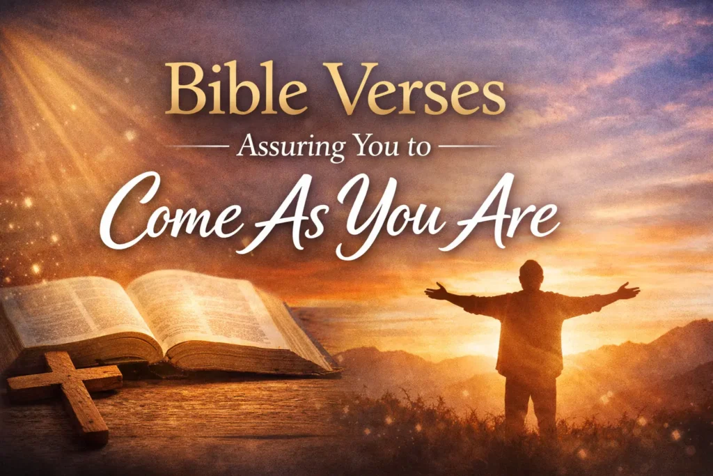 Bible Verses Assuring You to Come As You Are