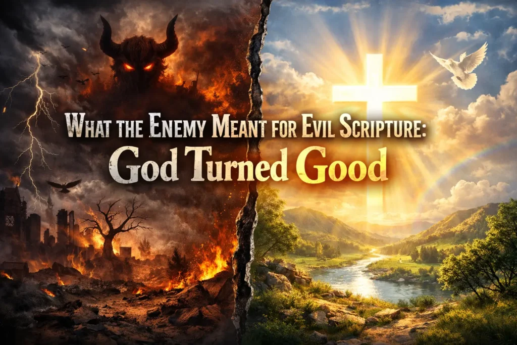 Bible Verses Proving That What the Devil Meant for Evil, God Turned to Good