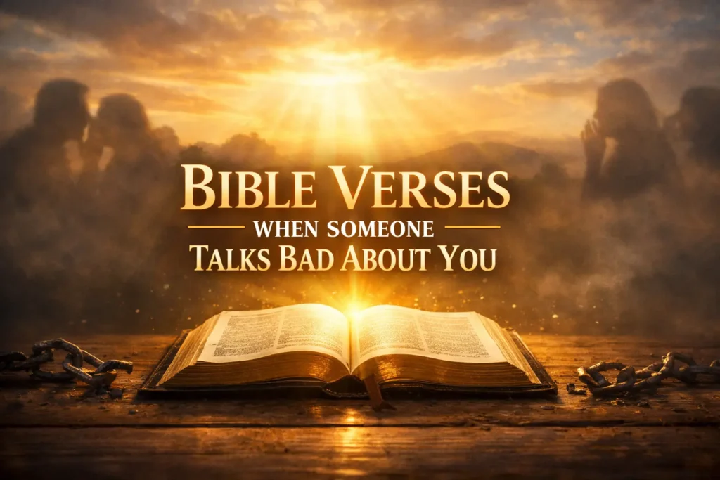 Bible Verses When Someone Talks Bad About You