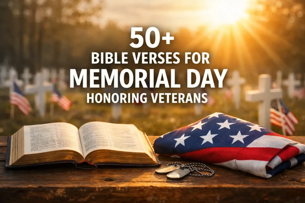 Bible Verses for Memorial Day Honoring Veterans