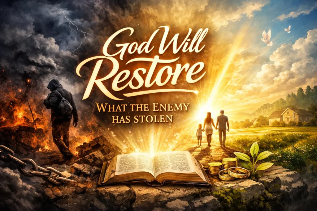 God Will Restore What the Enemy Has Stolen