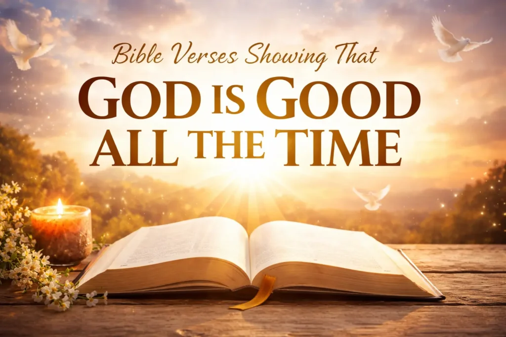 Bible Verses Showing That God Is Good All the Time