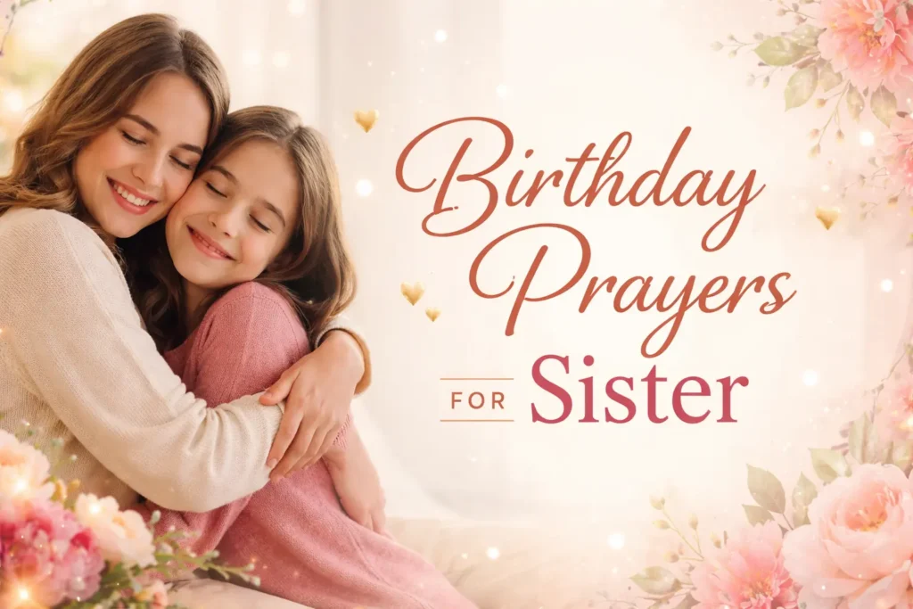 Birthday Prayers for Sister