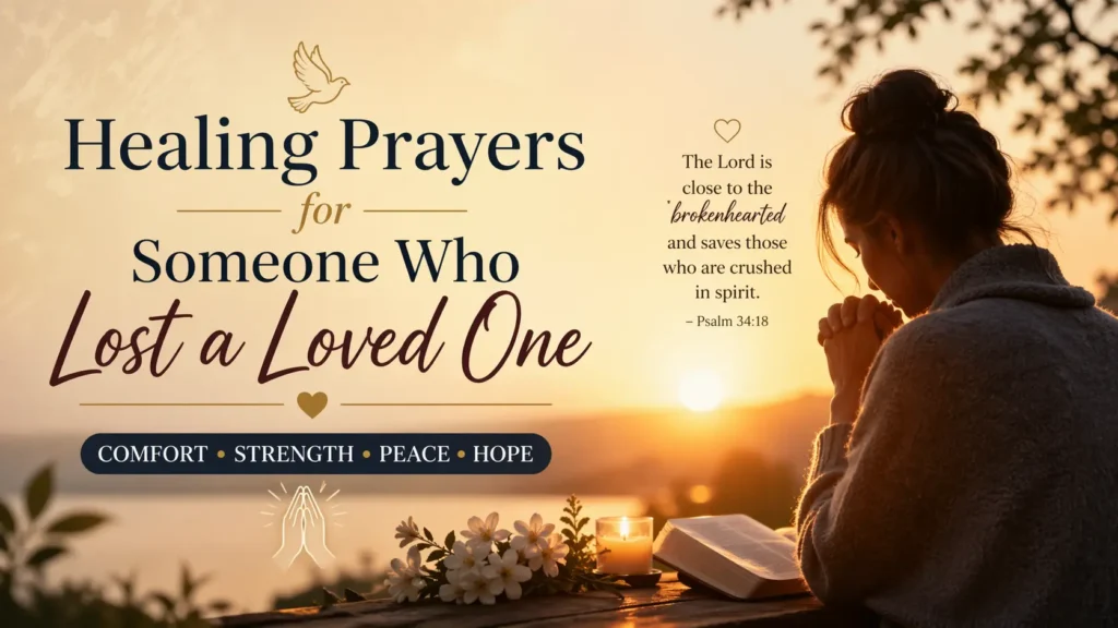 Healing Prayers for Someone Who Lost a Loved One